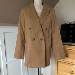 Have Camel Double-Breasted Coat